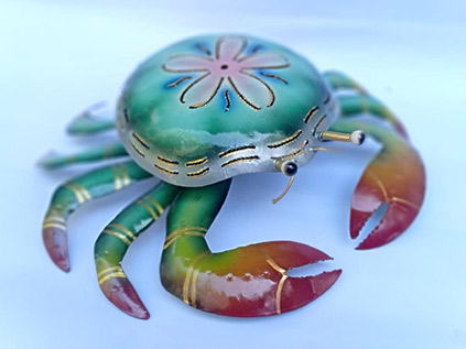 Crab Mozzie Bali Metal Mosquito Coil Holder