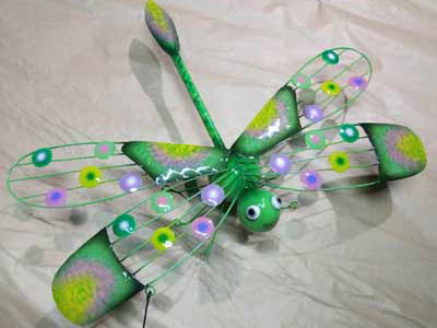 Dragonfly Bali Metal Wall Decor